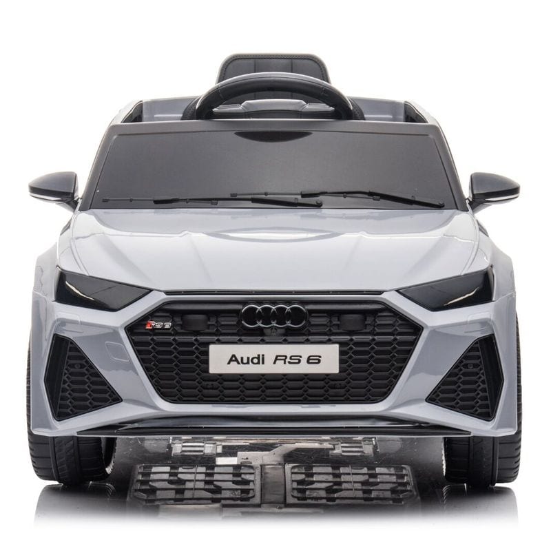 Audi RS6 Licencirani - Sivi auto na akumulator za decu - slika 1