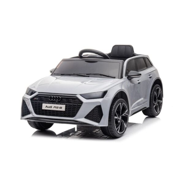 Audi RS6 Licencirani - Sivi auto na akumulator za decu - slika 2