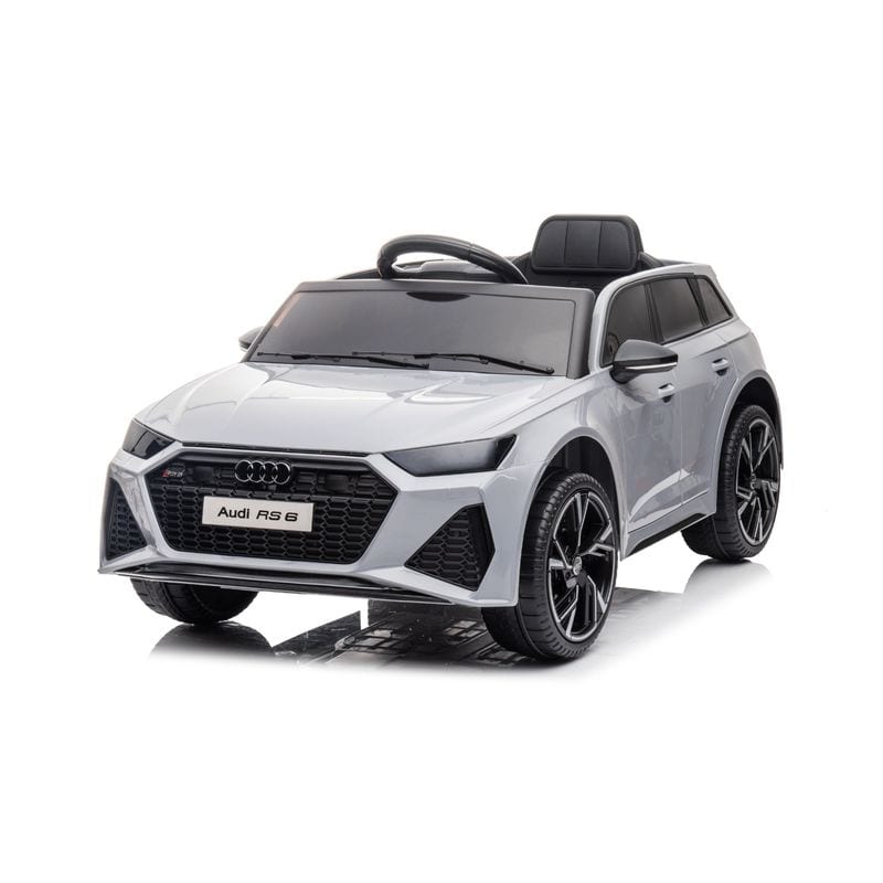 Audi RS6 Licencirani - Sivi auto na akumulator za decu - slika 2