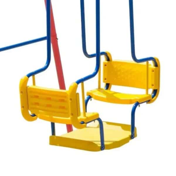 Metalna ljuljaška za decu 327x139x203 cm - kombinovana ljuljaška za dvorište - slika 2