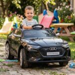 Audi E-Tron Sportback na akumulator 12V - Crni