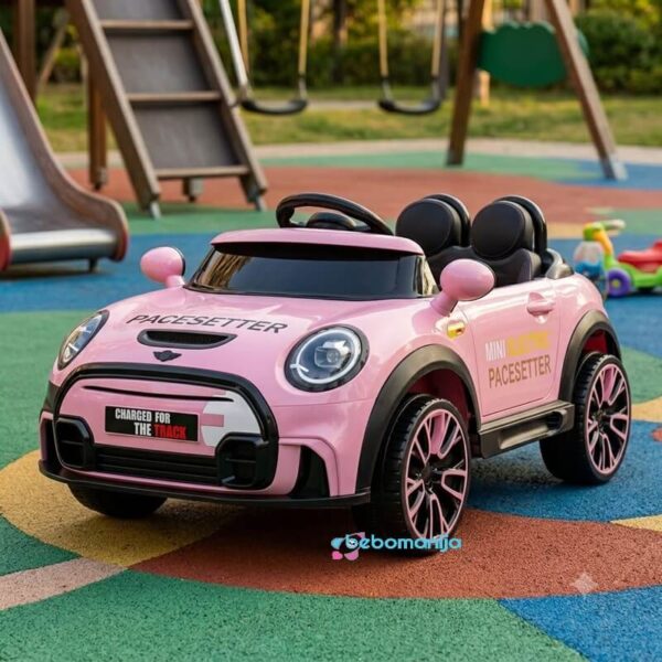 Auto Mini Moris na akumulator 12V - Roze (123680)
