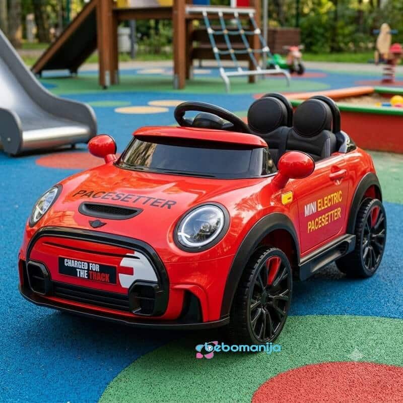 Auto Mini Moris na akumulator 12V crveni - Crveni (123680c)