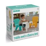 Dolu Set Sto i stolice za decu - dečji set za crtanje i igru - slika 1