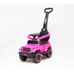 Velika džip guralica sa ručkom – ROZE ( 827016 ) - dečja guralica jeep BC8336 3u1 - slika 1