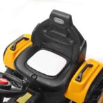 Traktor sa prikolicom i pokretnom kašikom žuti - radna mašina za decu - slika 3