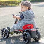 Dečji karting na akumulator Crveni KT001 - slika 4