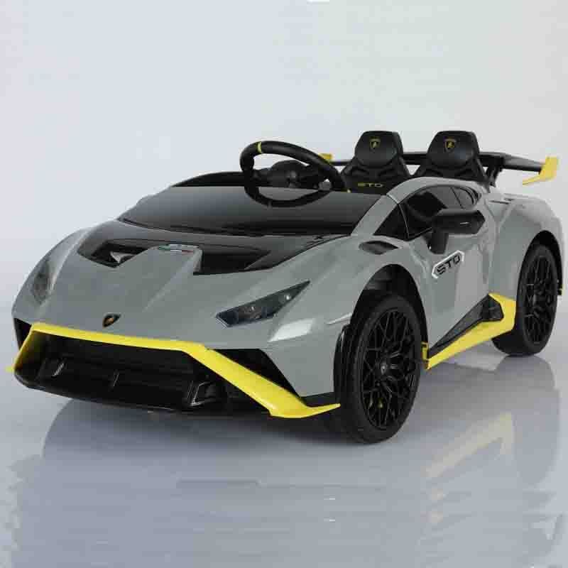 Lamborghini Huracán STO Sivi - licencirani auto na akumulator - licencirani dečji auto Lamborghini Huracán STO - slika 1