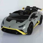 Lamborghini Huracán STO Sivi - licencirani auto na akumulator - licencirani dečji auto Lamborghini Huracán STO - slika 2