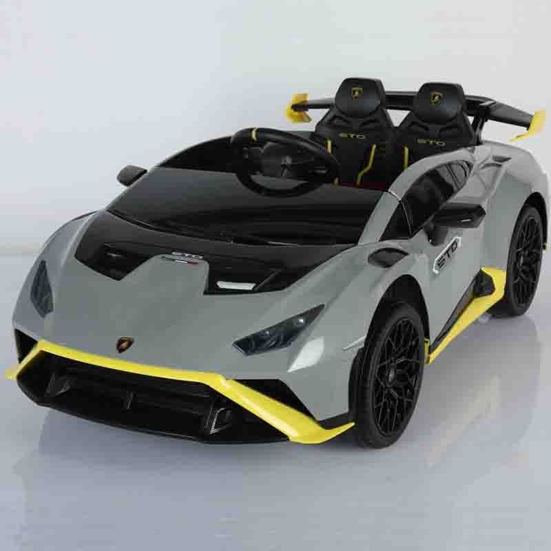 Lamborghini Huracán STO Sivi - licencirani auto na akumulator - licencirani dečji auto Lamborghini Huracán STO - slika 2