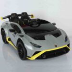 Lamborghini Huracán STO Sivi - licencirani auto na akumulator - licencirani dečji auto Lamborghini Huracán STO - slika 5