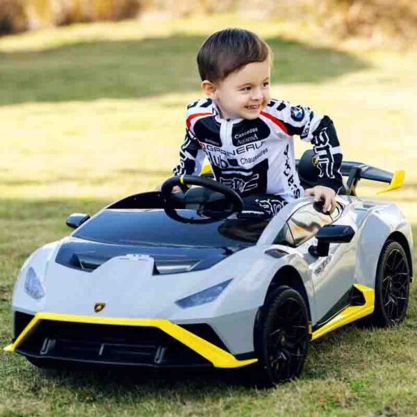 Lamborghini Huracán STO Drift Premium Sivi - licencirani dečji auto - slika 7