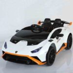 Lamborghini Huracán STO Beli - licencirani auto na akumulator - licencirani dečji auto Lamborghini Huracán STO - slika 1