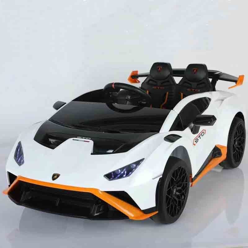 Lamborghini Huracán STO Beli - licencirani auto na akumulator - licencirani dečji auto Lamborghini Huracán STO - slika 1