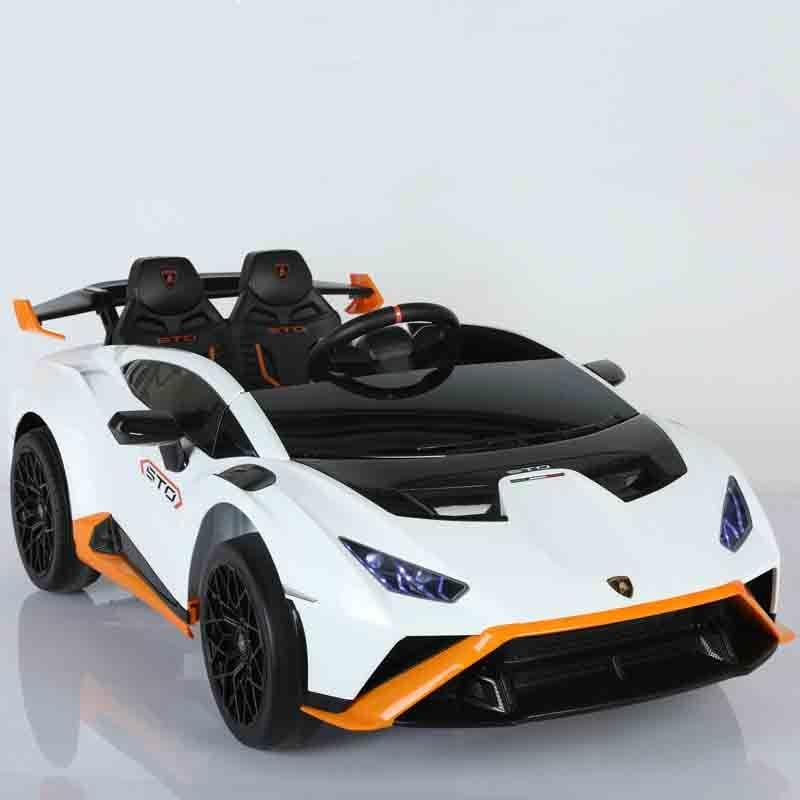 Lamborghini Huracán STO Beli - licencirani auto na akumulator - licencirani dečji auto Lamborghini Huracán STO - slika 2