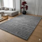 Tepih Carmel Sivi reljefni | 160×230 cm - Slika 3