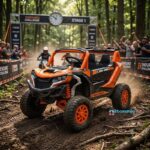 Veliki Terenac 4x4 UTW OFF ROAD - Meki točkovi + Kožno sedište - Narandžasti