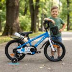 Dečiji bicikl BMX 16" sa svetlećim pomoćnim točkovima- Blue (VLS001-BL16)