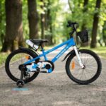 Dečiji bicikl BMX 20" sa svetlećim pomoćnim točkovima - Blue (VLS001-BL20)
