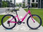 Bicikl za decu Galaxy Sienna 24"/6 roze-plava (650014) - Slika 5