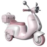 Baby 901 motor skuter 6V roze 418772 - slika 1