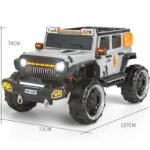 Veliki džip Monster 4x4 MB6128 sivi - slika 5