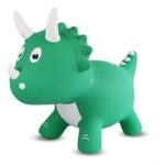 Životinjica Džampi Dinosaurus Triceraptops tamno zeleni (494468-01)