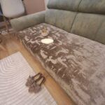 Set Sedalnih prekrivača GRANDE (Tri dela) za Trosed, dvosed I fotelju – BRAON - Slika 3
