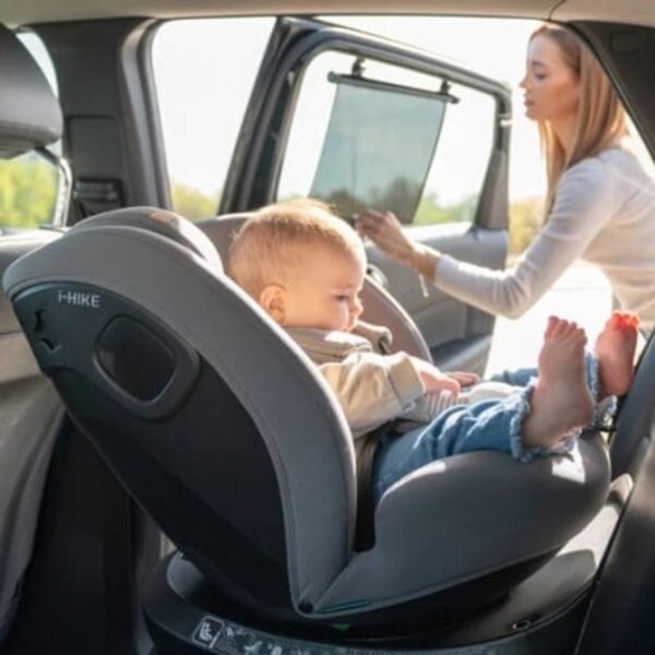 KikkaBoo I-Hike Premium I-Size auto sedište DARK GRAY - slika 2