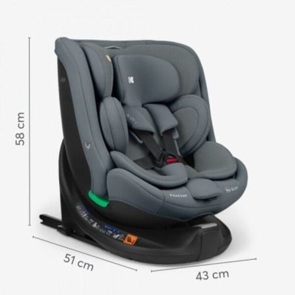 KikkaBoo I-Van I-Size auto sedište DARK GRAY - slika 1