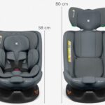 KikkaBoo I-Van I-Size auto sedište DARK GRAY - slika 4