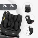 KikkaBoo I-Moove 2 I-Size auto sedište BLACK - slika 5