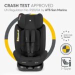 KikkaBoo I-Moove 2 I-Size auto sedište BLACK - slika 7