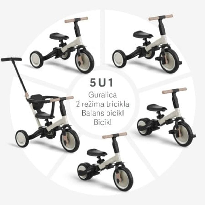 Kikka Boo tricikl Flip 5u1 GREY - slika 2