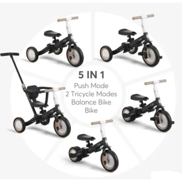 Kikka Boo tricikl Flip 5u1 BEIGE - slika 2