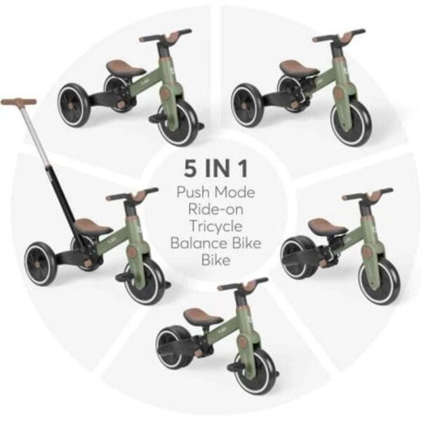 Kikka Boo tricikl Flash 5u1 ARMY GREEN - slika 2
