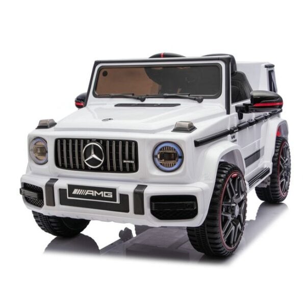 Mercedes-Benz G63 AMG beli džip na akumulator - slika
