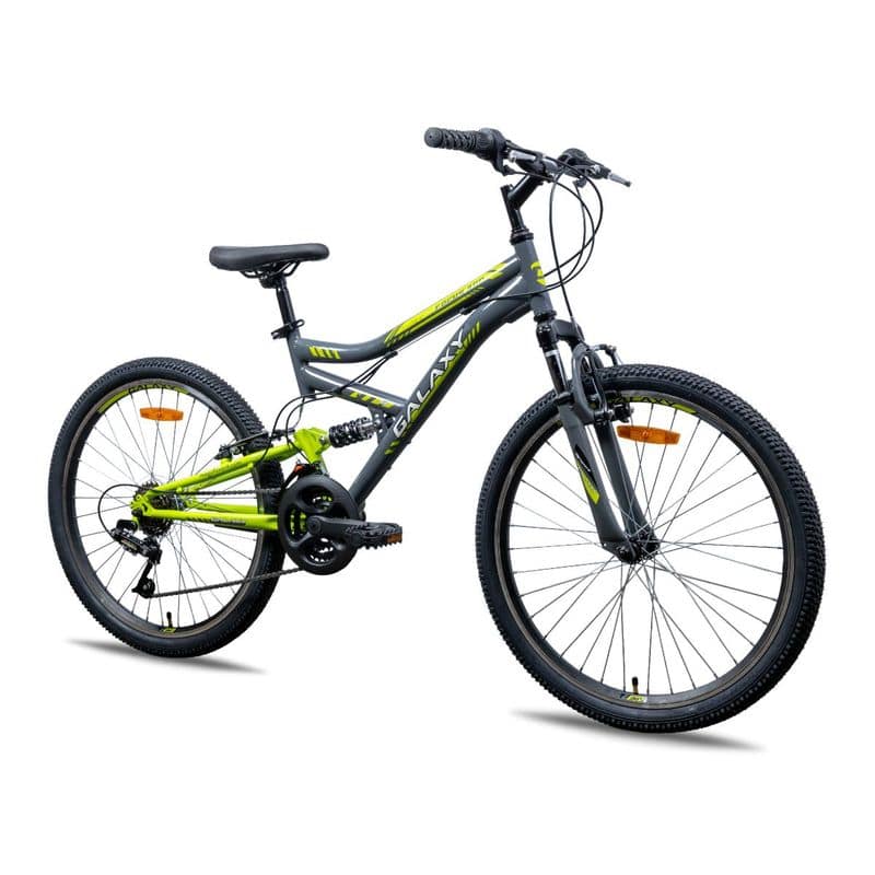 Galaxy Focus 400 24 inch bicikl siva-zelena - slika 1
