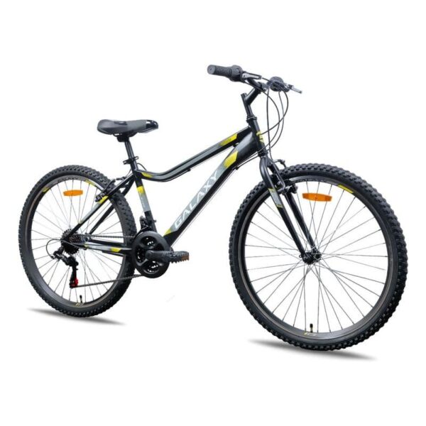 Galaxy Blazer 26 inch bicikl crna-siva-žuta mat - slika 1