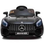 Mercedes-Benz AMG GTR crni auto na akumulator - slika 8