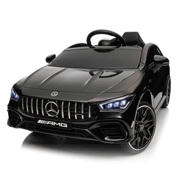 Mercedes CLA 45 AMG crni auto na akumulator - slika 1