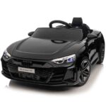 Audi e-tron GT crni auto na akumulator - slika 1