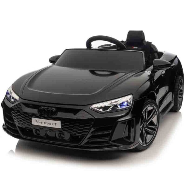 Audi e-tron GT crni auto na akumulator - slika 1
