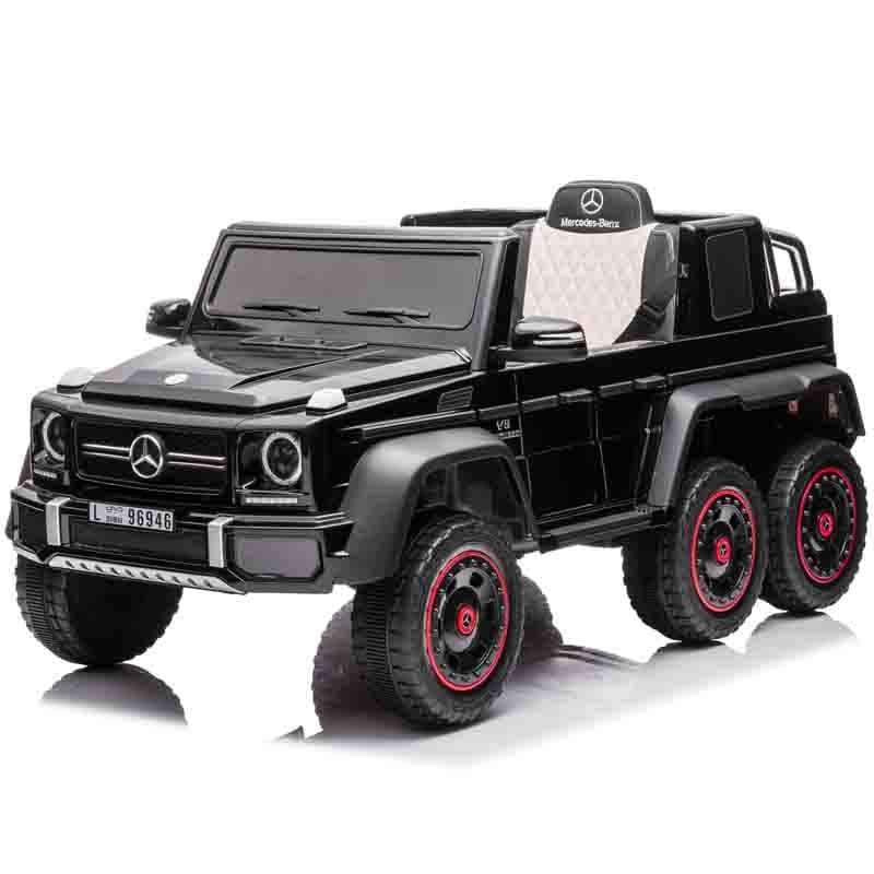 Mercedes-Benz G63 AMG 6x6 crni premium auto na akumulator - slika 1
