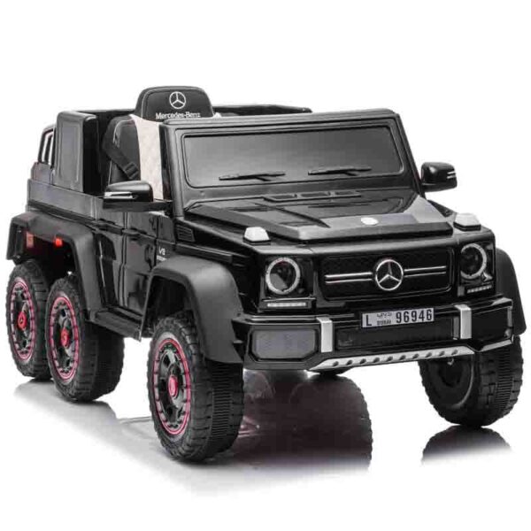 Mercedes-Benz G63 AMG 6x6 crni premium auto na akumulator - slika 6