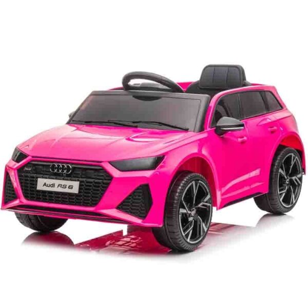 Audi RS6 roze auto na akumulator - slika 1