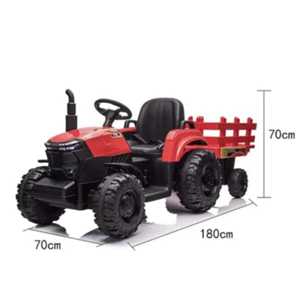 traktor na akumulator 2223 sa dimenzijama prikazanim na slici