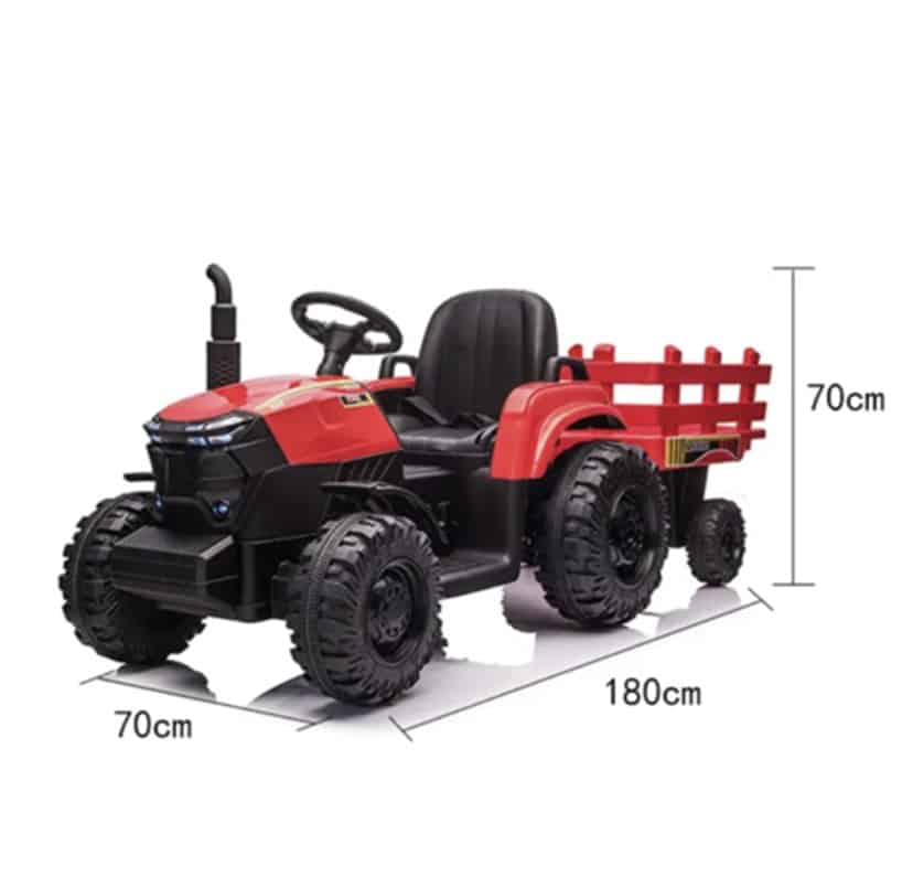 traktor na akumulator 2223 sa dimenzijama prikazanim na slici