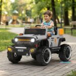 Veliki džip Monster 4*4 na akumulator 12V 7Ah - SIVI (863320)