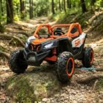 Veliki džip UTV 4x4 na akumulator 12V7Ah - Narandžasti (MB5604)